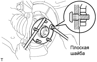 Болт крепления переднего колеса к ступице TOYOTA RAV4 / ACA30, 33, 38 ALA30 