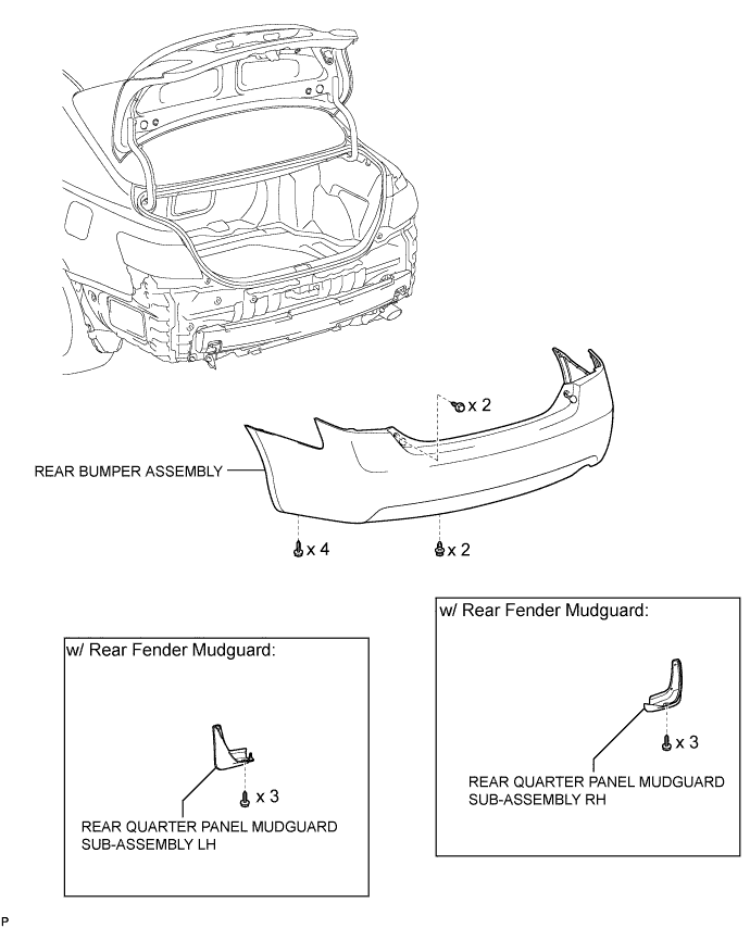 Camry. Acv40 Gsv40.Lighting.Lighting System.Rear Combination Light Assembly  Components