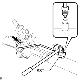 Camry. Acv40 Gsv40.Power Steering.Power Steering System.Power Steering Link  Disassembly