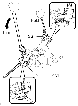 Camry. Acv40 Gsv40.Power Steering.Power Steering System.Power Steering Link  Disassembly