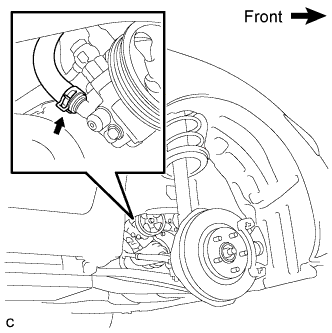 Camry. Acv40 Gsv40.Power Steering.Power Steering System.Vane Pump (For 2Gr-Fe)  Removal