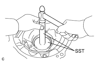 Camry. Acv40 Gsv40.U250E Automatic Transaxle.Automatic Transaxle System.Differential Case  Disassembly