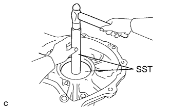 Camry. Acv40 Gsv40.U250E Automatic Transaxle.Automatic Transaxle System.Differential Case  Disassembly