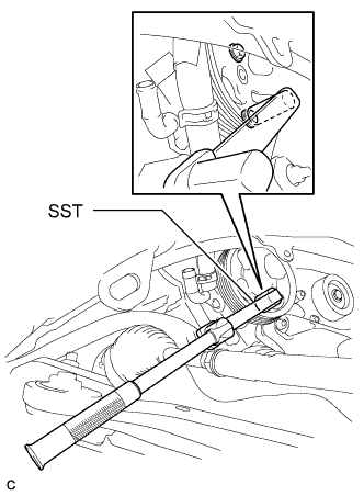 Camry. Acv40 Gsv40.Power Steering.Power Steering System.Vane Pump (For 2Az-Fe)  Removal