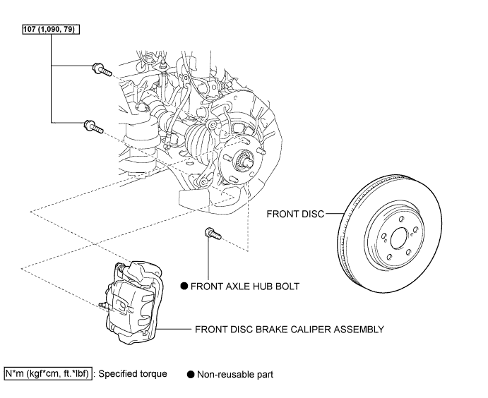 Camry. Acv40 Gsv40.Axle.Axle System.Front Axle Hub Bolt  Components