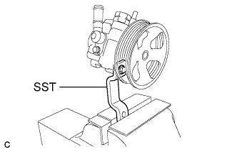 Camry. Acv40 Gsv40.Power Steering.Power Steering System.Vane Pump (For 2Gr-Fe)  Disassembly