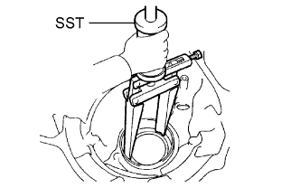Camry. Acv40 Gsv40.U250E Automatic Transaxle.Automatic Transaxle System.Differential Case  Disassembly