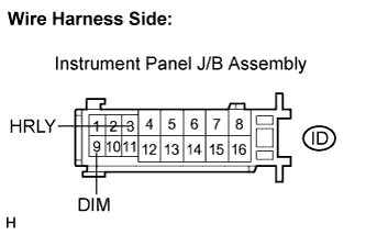 Camry. Acv40 Gsv40.Lighting.Lighting System.Lighting System  Headlight (Hi-Beam) Circuit