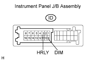 Camry. Acv40 Gsv40.Lighting.Lighting System.Lighting System  Headlight (Hi-Beam) Circuit