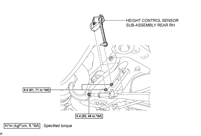 Camry. Acv40 Gsv40.Lighting.Lighting System.Height Control Sensor  Components