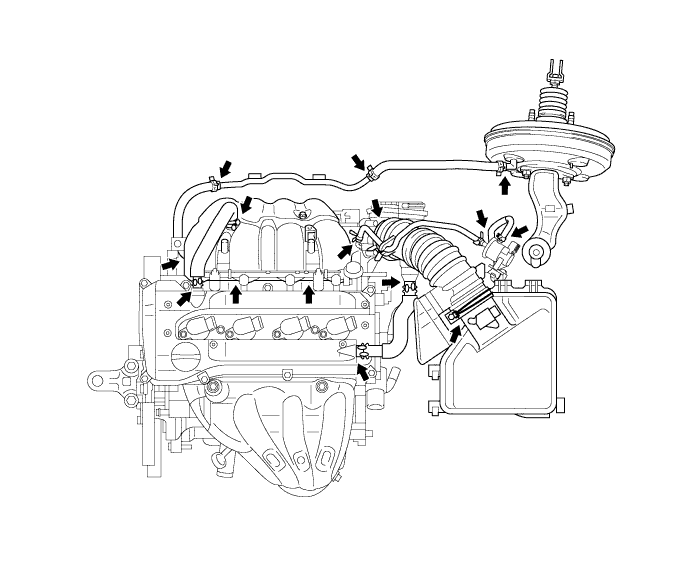 Corolla. Zre142 Aze141.2Az-Fe Intake Exhaust.Intake System.Intake System  On-Vehicle Inspection