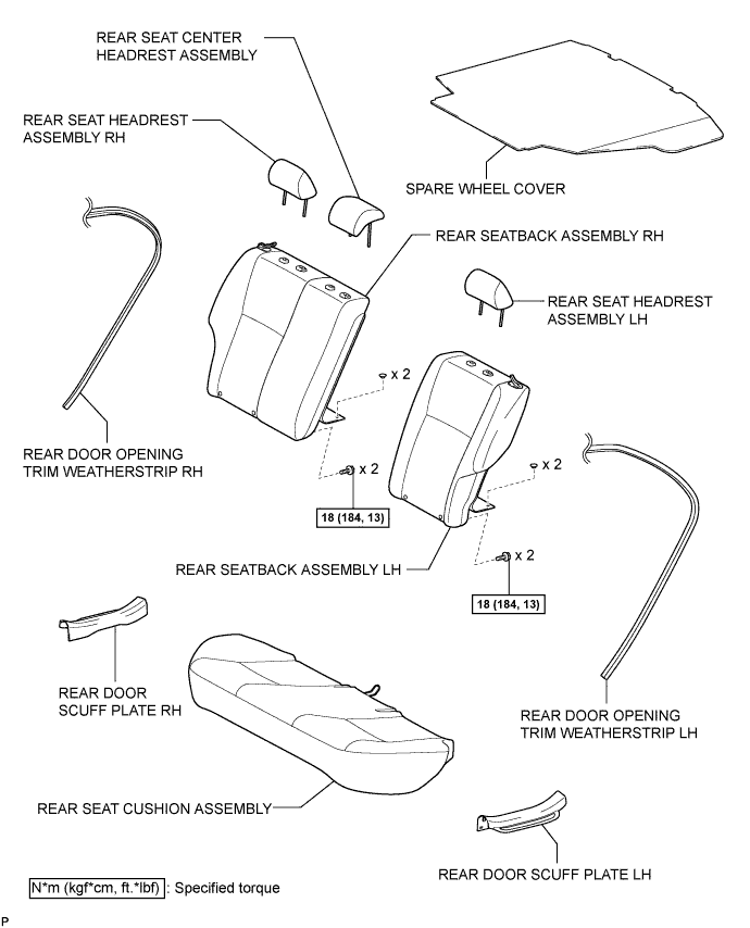 Corolla. Zre142 Aze141.Audio Video.Audio And Visual System (W/O Multi-Display).Rear Package Tray Speaker  Components