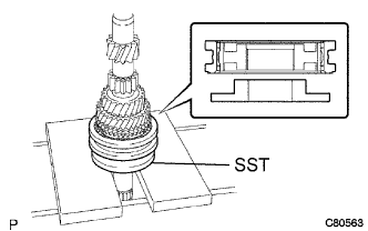 Corolla. Zre142 Aze141.C59 Manual Transmission Transaxle.Manual Transaxle System.Input Shaft  Reassembly