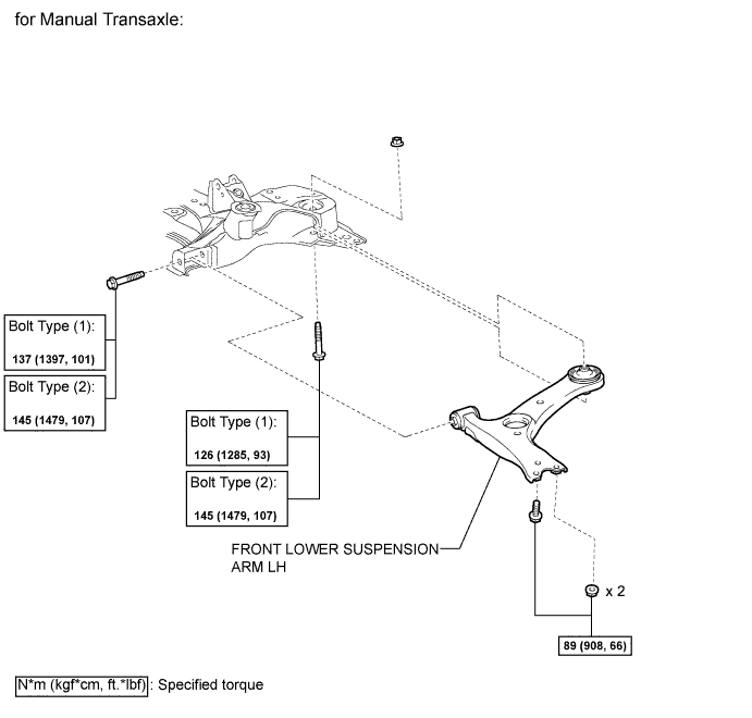 Corolla. Zre142 Aze141.Front Suspension.Front Suspension System.Front Lower Suspension Arm  Components