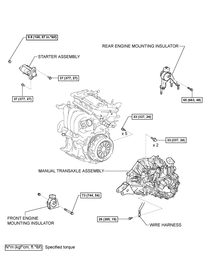 Corolla. Zre142 Aze141.C59 Manual Transmission Transaxle.Manual Transaxle System.Manual Transaxle Assembly  Components