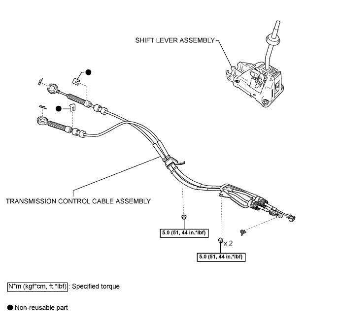 Corolla. Zre142 Aze141.C59 Manual Transmission Transaxle.Manual Transaxle System.Transmission Control Cable  Components