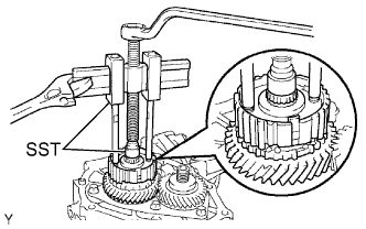Corolla. Zre142 Aze141.C59 Manual Transmission Transaxle.Manual Transaxle System.Manual Transaxle Unit  Disassembly
