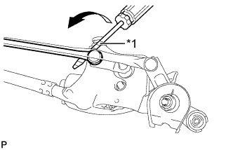 Corolla. Zre142 Aze141.Wiper Washer.Wiper And Washer System.Front Wiper Motor  Removal