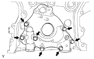 Hilux. Tgn26, 36 Kun25, 26, 35, 36 Ggn25.1Gr-Fe Lubrication.Lubrication System.Oil Pump  Disassembly