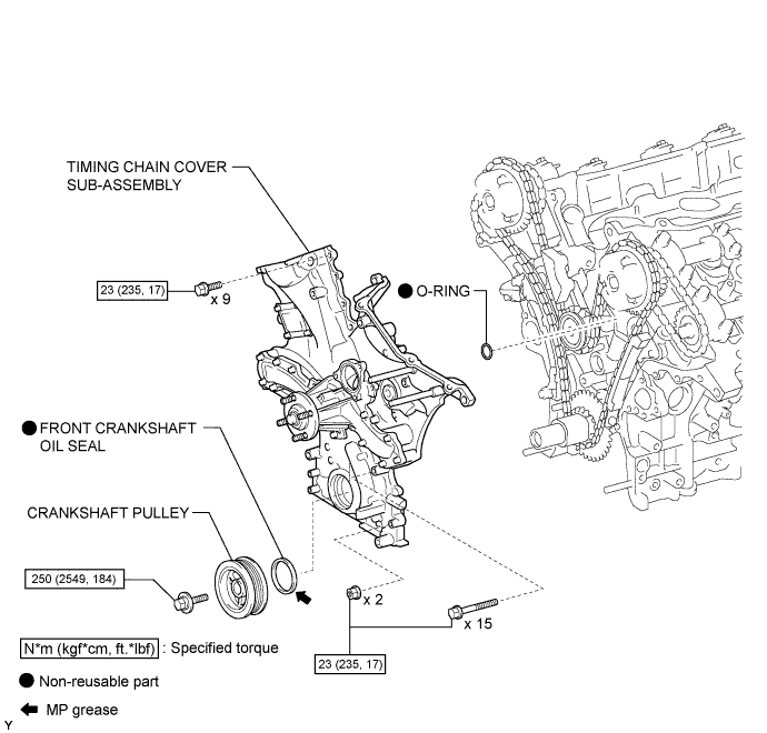 Hilux. Tgn26, 36 Kun25, 26, 35, 36 Ggn25.1Gr-Fe Lubrication.Lubrication System.Oil Pump  Components