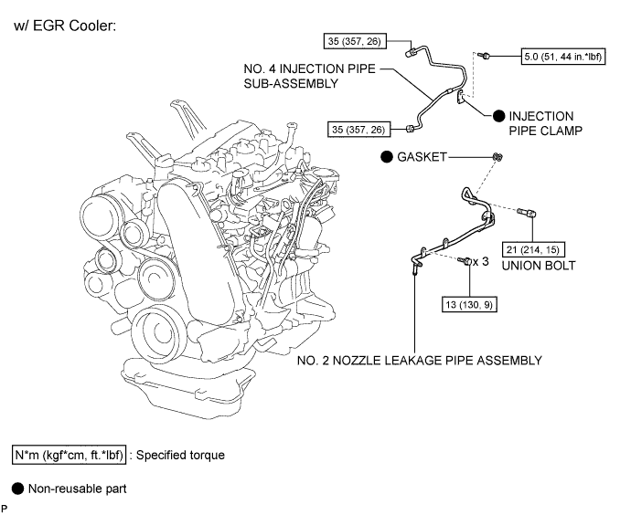 Hilux. Tgn26, 36 Kun25, 26, 35, 36 Ggn25.1Kd-Ftv Lubrication.Lubrication System.Oil Pump (W/O Glow Plug Controller) Components