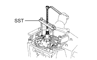 Hilux. Tgn26, 36 Kun25, 26, 35, 36 Ggn25.A340F Automatic Transmission Transaxle.Automatic Transmission System.Automatic Transmission Unit  Disassembly