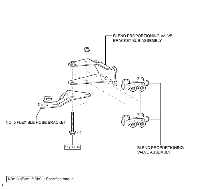 Hilux. Tgn26, 36 Kun25, 26, 35, 36 Ggn25.Brake System (Other).Brake System.Load Sensing Proportioning Valve (W/ Vsc)  Components