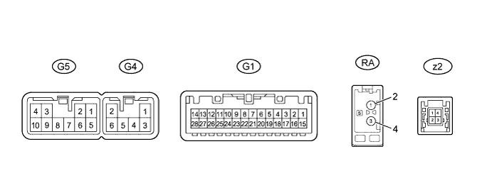 Hilux. Tgn26, 36 Kun25, 26, 35, 36 Ggn25.Audio Video.Audio And Visual System (For Radio Receiver Type).Audio And Visual System (For Radio Receiver Type) Terminals Of Ecu