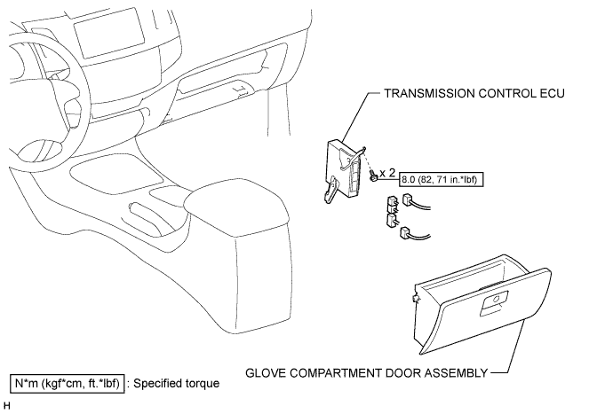 Hilux. Tgn26, 36 Kun25, 26, 35, 36 Ggn25.A340F Automatic Transmission Transaxle.Automatic Transmission System.Tcm  Components