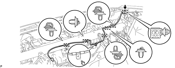 Hilux. Tgn26, 36 Kun25, 26, 35, 36 Ggn25.Audio Video.Audio And Visual System (For Radio Receiver Type).Radio Antenna Cord  Installation