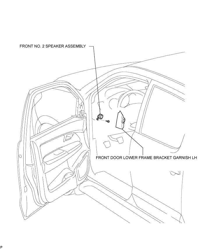 Hilux. Tgn26, 36 Kun25, 26, 35, 36 Ggn25.Audio Video.Audio And Visual System (For Radio Receiver Type).Front Door Speaker  Components