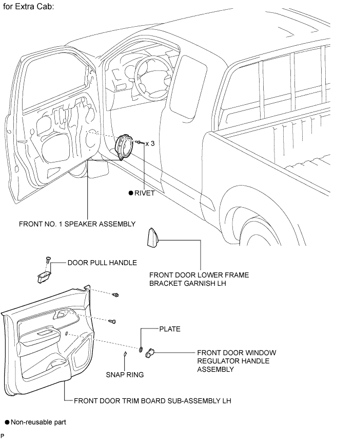 Hilux. Tgn26, 36 Kun25, 26, 35, 36 Ggn25.Audio Video.Audio And Visual System (For Radio Receiver Type).Front Door Speaker  Components