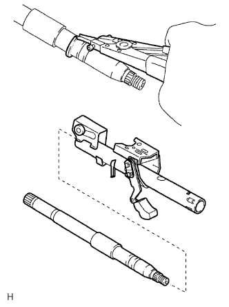 Hilux. Tgn26, 36 Kun25, 26, 35, 36 Ggn25.Steering Column.Steering System.Steering Column Assembly  Reassembly