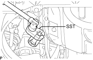 Lexus Gs430, Gs300. Uzs190 Grs190.3Uz-Fe Emission Control.Emission Control System.Heated Oxygen Sensor (For Sensor 1)  Removal