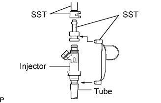Lexus Gs430, Gs300. Uzs190 Grs190.3Gr-Fe Fuel.Fuel System.Fuel Injector  Inspection