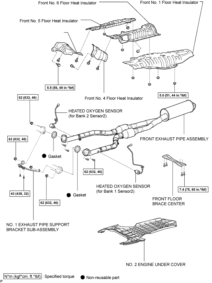 Lexus Gs430, Gs300. Uzs190 Grs190.3Gr-Fe Exhaust.Exhaust Pipe.Exhaust Pipe  Components