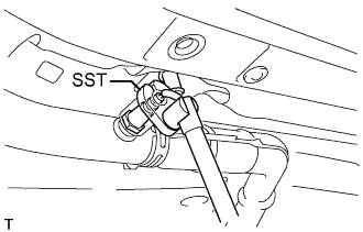 Lexus Gs430, Gs300. Uzs190 Grs190.3Uz-Fe Emission Control.Emission Control System.Heated Oxygen Sensor (For Sensor 2)  Removal