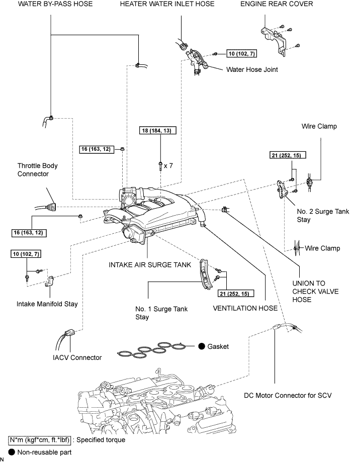 Lexus Gs430, Gs300. Uzs190 Grs190.3Gr-Fse Engine Control System.Sfi System.Engine Coolant Temperature Sensor  Components