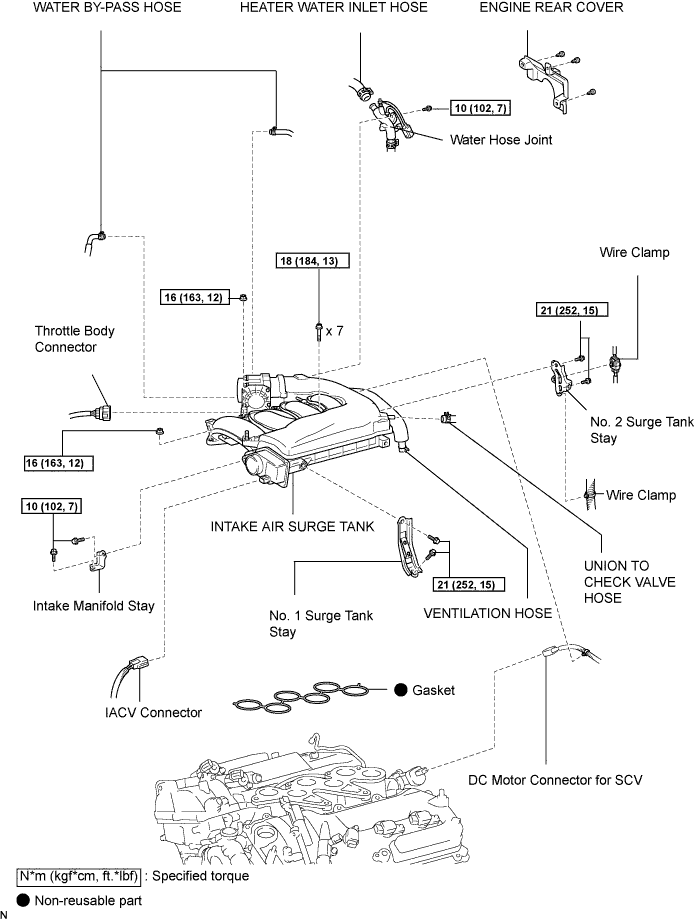 Lexus Gs430, Gs300. Uzs190 Grs190.3Gr-Fse Fuel.Fuel System.High Pressure Side Fuel Pump  Components