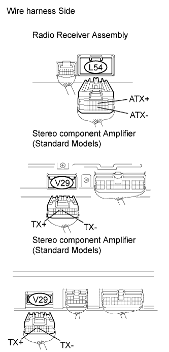 Lexus Gs430, Gs300. Uzs190 Grs190.Audio Visual.Audio And Visual System.Audio And Visual System  Avc-Lan Circuit Between Radio Receiver And Amp