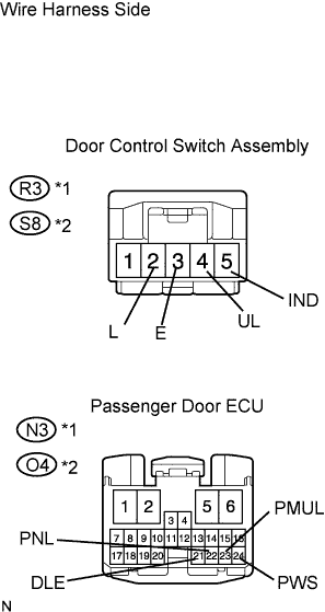 Lexus Gs430, Gs300. Uzs190 Grs190.Door Lock.Power Door Lock Control System.Power Door Lock Control System  All Doors Lock / Unlock Functions Do Not Operate Via Door Control Switch
