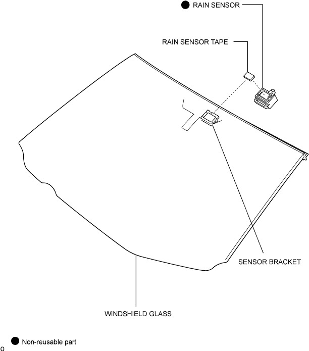 Lexus Gs430, Gs300. Uzs190 Grs190.Wiper And Washer.Wiper And Washer System.Rain Sensor  Components