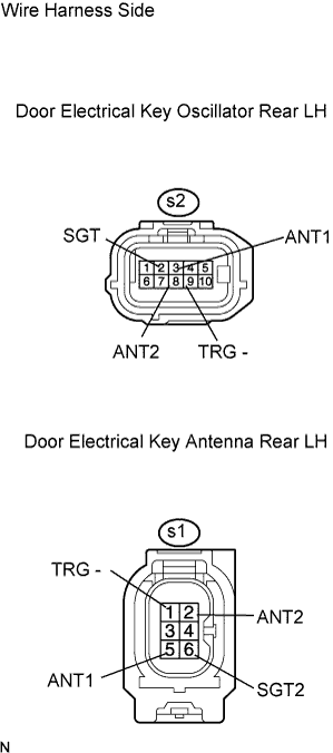 Lexus Gs430, Gs300. Uzs190 Grs190.Door Lock.Power Door Lock Control System.Entry And Start System  Entry Unlock Function Does Not Operate On Rear Door Lh