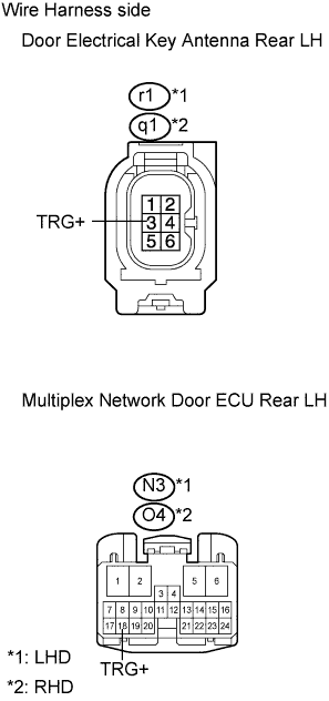 Lexus Gs430, Gs300. Uzs190 Grs190.Door Lock.Power Door Lock Control System.Entry And Start System  Entry Lock And Unlock Functions Do Not Operate On Front Passenger Side Door