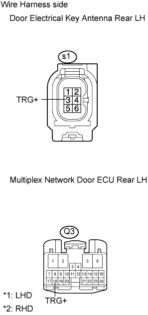 Lexus Gs430, Gs300. Uzs190 Grs190.Door Lock.Power Door Lock Control System.Entry And Start System  Entry Lock And Unlock Functions Do Not Operate On Rear Door Lh