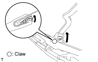 Lexus Gs430, Gs300. Uzs190 Grs190.Wiper And Washer.Wiper And Washer System.Front Wiper Rubber  Removal