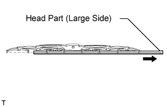 Lexus Gs430, Gs300. Uzs190 Grs190.Wiper And Washer.Wiper And Washer System.Front Wiper Rubber  Removal