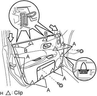 Lexus Gs430, Gs300. Uzs190 Grs190.Audio Visual.Audio And Visual System.Front No. 1 Speaker  Removal