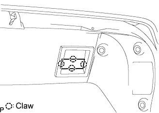 Lexus Gs430, Gs300. Uzs190 Grs190.Park Assist Monitoring.Clearance Sonar System.Television Camera  Removal