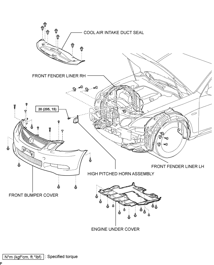 Lexus Gs430, Gs300. Uzs190 Grs190.Horn.Low Pitched Horn.High Pitched Horn  Components
